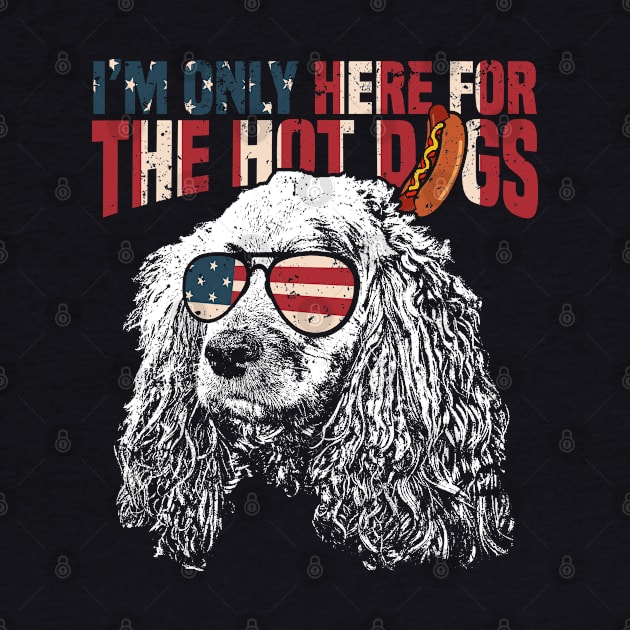 Cocker Spaniel Shirt Funny 4th of July by Madfido